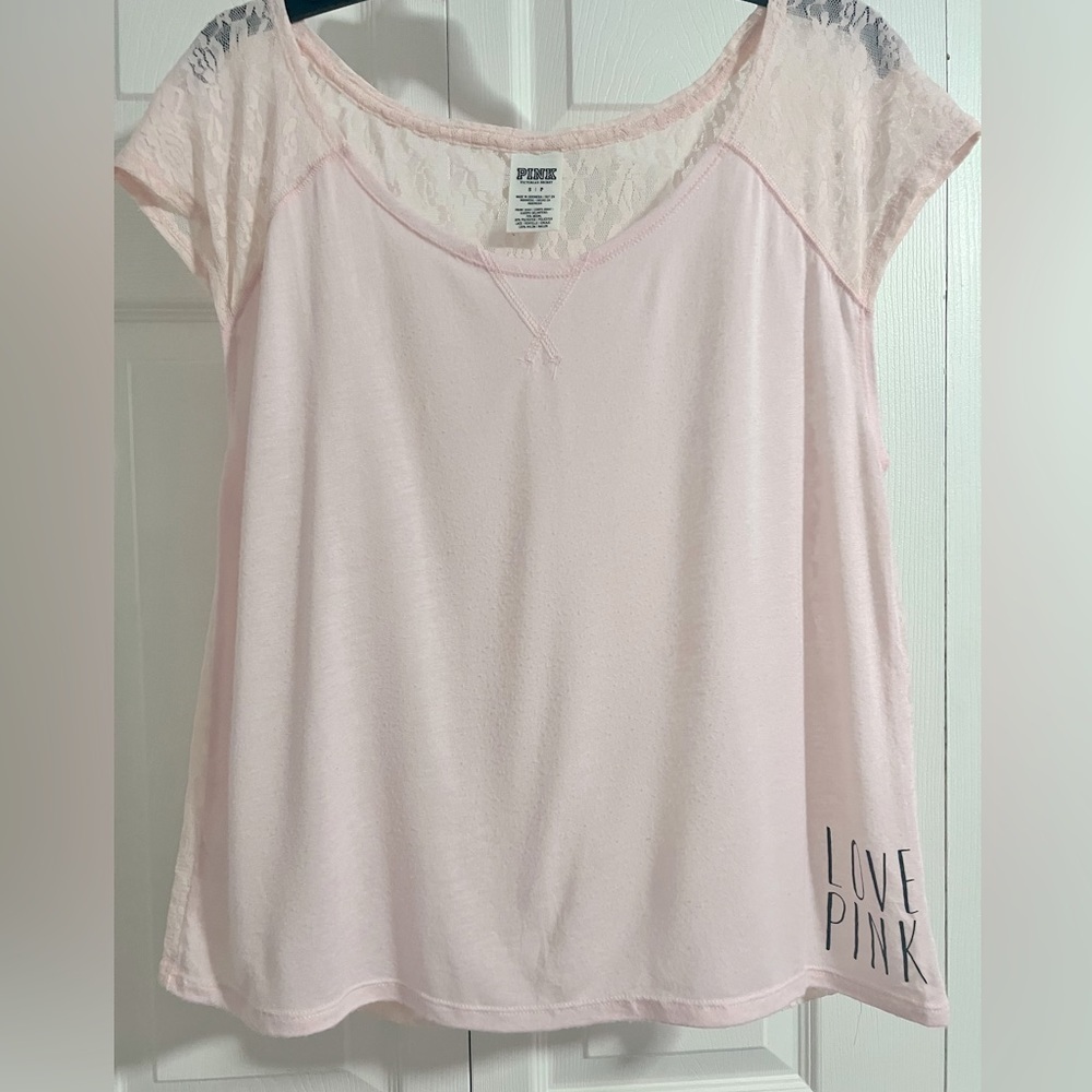 PINK Victoria’s Secret Baby Pink Sleeveless Top Size S/P